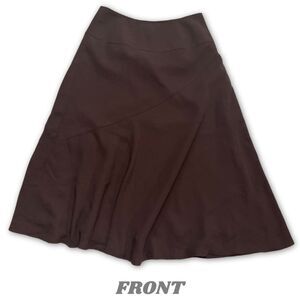 Women's Chadwicks Chocolate Brown Skirt, Size 8